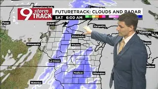 Cooler and snowier weekend