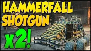 Crossout ➤ Dual Hammerfall Shotgun Build - Thunderbolts or Hammerfalls? [Crossout Gameplay]