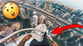 Чуть не упал с 400-метрового небоскреба 🤢