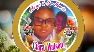 Ciara Watson Thanksgiving Service