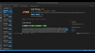 How to install code runner extension on vs code and run code using code runner- English tutorial