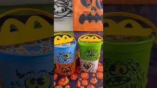McDonald's Boo Buckets and Halloween Bags 2024