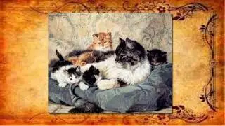 Художник Henriette Ronner Knip.  Картины с кошками