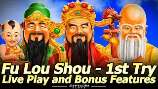 Fu Lu Shou Land of Wealth Slot - Live Play, Free Games, Wheel Bonus, Picking Feature and more!