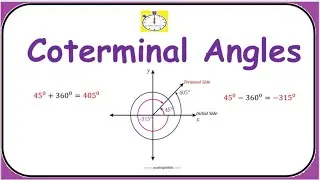 Coterminal Angles | #math #angles