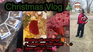 Christmas Vlog 🎄 : Bestie Gift exchange + christmas dinner + Christmas haul #christmasvlog