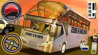 Prisoner Bus Driving Games 2021 - City Police Bus Driver | Android Gameplay