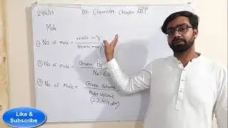 Mole problem, mole numerical solution, mole discussion class #11 Chemistry chapter 1