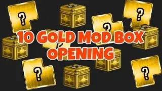 10 GOLD MOD BOX OPENING - Walking Dead Road to Survival