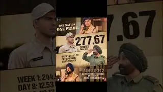 Border 2 Day 9 Nox Office Collection | Sunny Deol | #movie #border2 #shorts