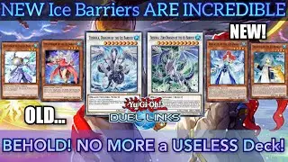 ICE BARRIERS DEFEATING The META?! NEW Support makes 'em EXTREMELY Good & Fun! [Duel Links]