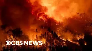 Park Fire before-and-after photos as blaze rages on