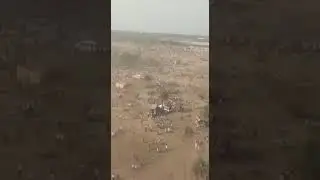 Helicopter taken to Bankura, West Bengal for a public meeting with Prime Minister Narendra Modi