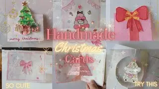 5 Easy Christmas Card Making 🎁 | Handmade Pop-Up & Cute Cards DIY #ChristmasCards #PaperCrafts #diy 