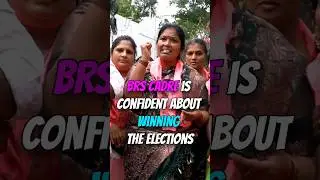 BRS cadre is confident about winning the elections #Telangana #shorts #youtube #short #youtubeshorts