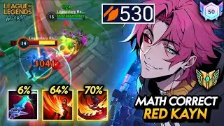 Wild Rift: MATHEMATICALLY CORRECT RHAAST ONE-SHOTS WITH ONE COMBO!! 🥶 (140% MAX HP DAMAGE)