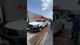 Axle Weigher Dynamic Weighing Mode.