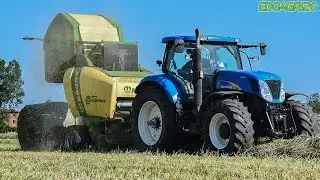 New Holland T7040 + Krone Comprima V180 XC || By Edoagri20