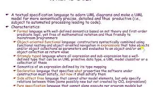 UML Object Constraint Language (Object Oriented System Design)