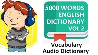 English Audio Dictionary 📚 5000 Vocabulary Words | Vol 2 Learn English with CC See Text