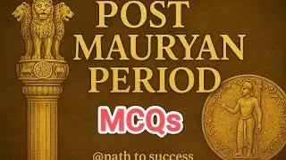 MCQs Related to Post-Mauryan Period #history #ancienthistory #gk #ssc #hppsc #education 