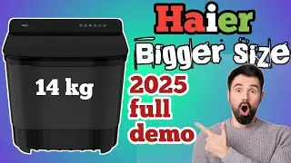 Haier bigger size 14 kg Semi Automatic washing machine