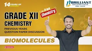 CBSE 12 Board Exam 2025 | Chemistry PYQs Series | Biomolecules | Previous Years Question Discussion