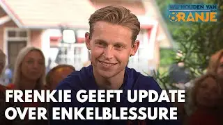Frenkie de Jong geeft update over enkelblessure: 'We gaan voor de eerste wedstrijd!'