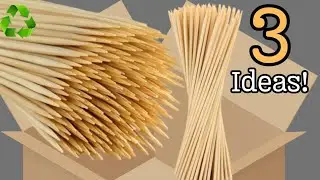 Incredible Idea with Wooden Skewers You're Never Seen Before | Super Genius Recycling Idea 2025 ♻️!!