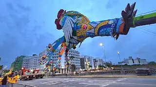 Galo da madrugada em Recife a noite 2026