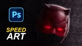 I Give Life To DAREDEVIL 'S Mask in Photoshop! Vitalized S1E1