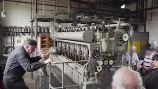 WW2 Submarine Diesel Engine Start Up | German U-Boat 🔊