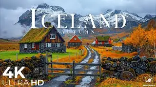 Iceland in Autumn 4K 🍂 Stunning Footage, Scenic Relaxation Film with Calming Music