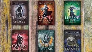 Throne of Glass Full Set (8 books) Tarot Cards and Map Included