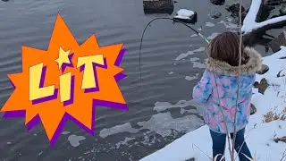 Fun Winter adventure #love #fun #fishing #outdoors #views #wildlife #winter 