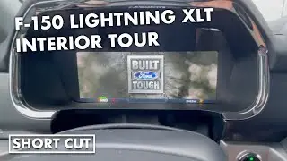 Ford F-150 Lightning XLT interior tour