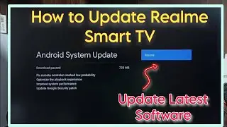 How to Update Realme Smart TV | Update Your Any Smart TV #realme #smarttv