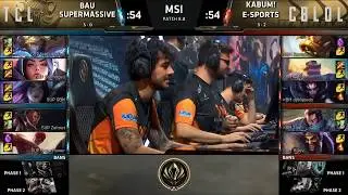 SUP VS KBM Highlights Mid Season Invitational 2018 Day 4 I  SUP VS KBM 주요 장면 MSI 중순 인비테이셔널 2018 4 일째