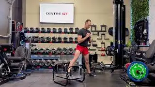 Stability Plate Cossack Squat