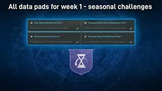 All data pads week 1 seasonal challenges | Destiny 2 season reclamation