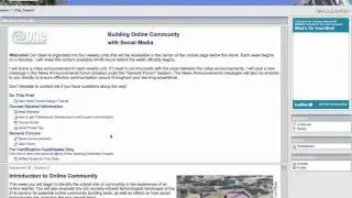 Building Online Community with Social Media: Course Design Tutorial
