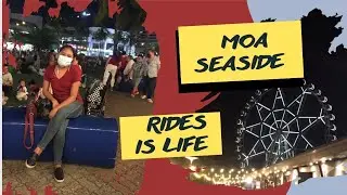 Exploring MOA Seaside at Night | Enjoying The Rides #mallofasia
