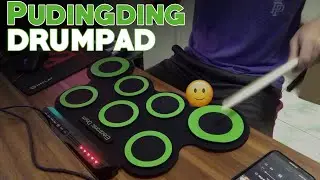 PUDINGDING electric drums/Roll up Drums/Drum pad cover