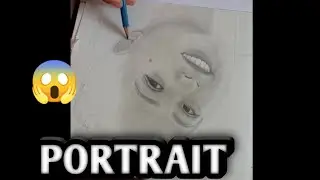 Portrait on Nrs.20 cartridge paper😱..#art #pencil #drawing #pencildrawing#youtubeshorts #portrait