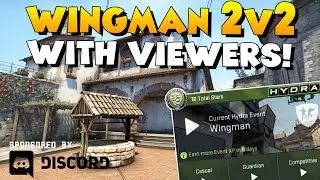 CS:GO - 2v2 Wingman Mode with Viewers! + 3 KNIVES GIVEAWAY