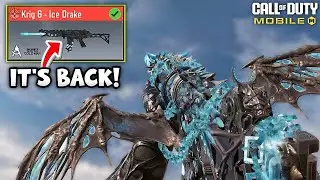 FULL DRAW of Mythic KRIG 6 Ice Drake | Gameplay | COD Mobile Mythic Lucky Draw Opening 🔥
