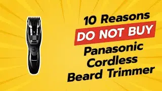 DON'T BUY Panasonic Cordless Beard Trimmer Before Watching This! 😲✂️