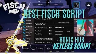 Fisch Script [EVENT] GOLDEN TIDES UPDATE | Ronix Hub | Auto Fish, Auto Shake & Auto Megalodon