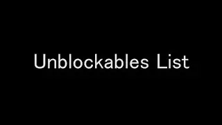 MvC2 - Unblockables List