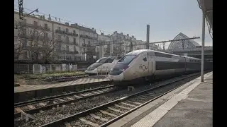 Noeud ferroviaire en gare de Montpellier saint roch